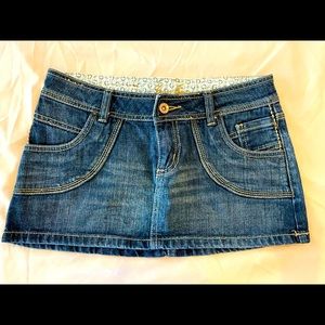Guess jean skirt